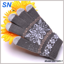 Gants de style tactile d&#39;hiver pour téléphones intelligents, tablettes (SNTG05-1)